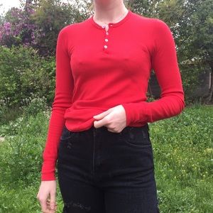 Unisex Red Thermal